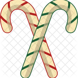 Sweet Candy Cane  Icon