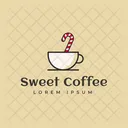 Sweet Cafe Hot Coffee Cafe Logomark Icon