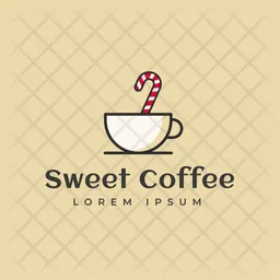 Sweet Coffee Logo Icon