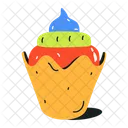Muffin Sweet Cupcake Confectionery Item Icon