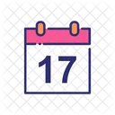 Sweet Calendar Birthday Date Icon