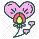 Sweet Pea Flower Icon