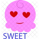 Sweet Pink Cartoon  Icon