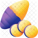 Sweet Potato Food Vegetable Icon