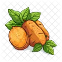 Sweet Potato Food Vegetable Icon