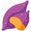 Sweet Potato Vegetables Half Icon