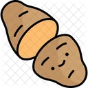 Sweet Potato Food Healthy Icon