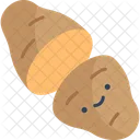 Sweet Potato Food Healthy Icon