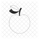 Sweet ripe apple  Icon