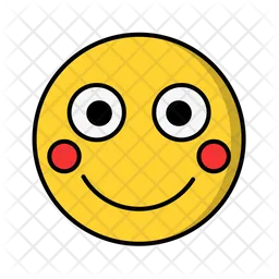 Sweet Smile Emoji Icon