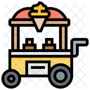 Sweets Cream Cart Icon