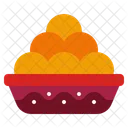 Sweetsour Snacks Sizzling Icon