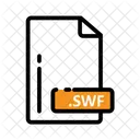 Swf Documento Extensao Ícone
