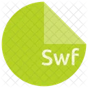 Swf Arquivo Formato Ícone