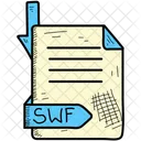 Swf Documento Formato Ícone