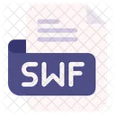 Swf Documento Arquivo Ícone