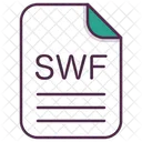 Swf Arquivo Documento Ícone