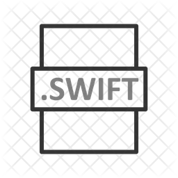 Swift Icon - Download in Line Style