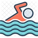 Swim Float Away Sail Away Icon