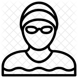 수영선수  아이콘