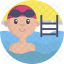 Sports Swimming Competition Icon