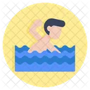 Swimmer Leisure Activity Sports Icon