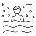 Swimmer Swimming Sportsman Icon