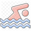 Swimming Swim Workout Water Fitness Icon