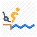 Swimming Para Sports Water Icon