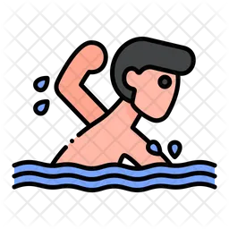 Swimming  Icon