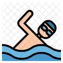 Swimming Sports Swimmer Icon