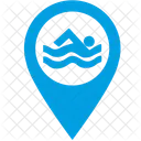 Swim Place Point Icon