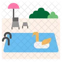 Swimming Pool Home Icon