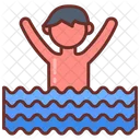 Swimming Water Adventure Swimming Practice Icon