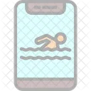 Swimming App Fitness App Goggles Icon