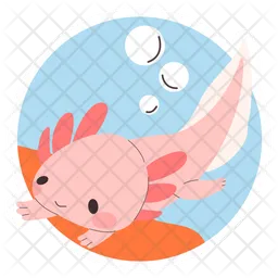 Swimming Axolotl  Icon