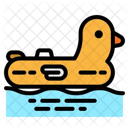 Swimming Duck  Icon