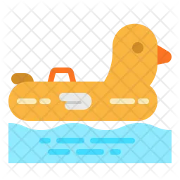 Swimming Duck  Icon