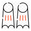 Swimming Fins Diving Fins Diving Accessory Icon
