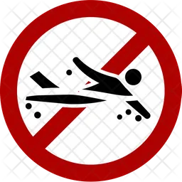 Swimming is not allowed  Icon