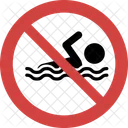 Swimming Stop Allowed Icon