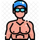 Swimming Player  Icon