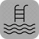 Swimming Pool Travels Summer Icon