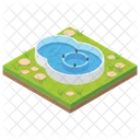 Swimming Pool Pool Cityscape Icon