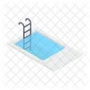 Swimming Pool Exercise Fitness Icon