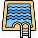 Swimming Pool Pool Stair Icon