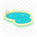 Summer Decoration Object Summer Vacation Swimming Pool Icon