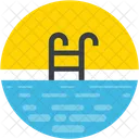 Swimming Pool Steps Icon