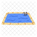 Summer Sand Bucket Beach Umbrella Icon