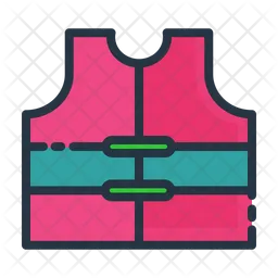 Swimming Safety Jacket  Icon